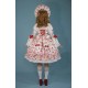 Antique Doll Strawberry Cake Bouquet Blouse JSK and OP(Reservation/3 Colours/Full Payment Without Shipping)